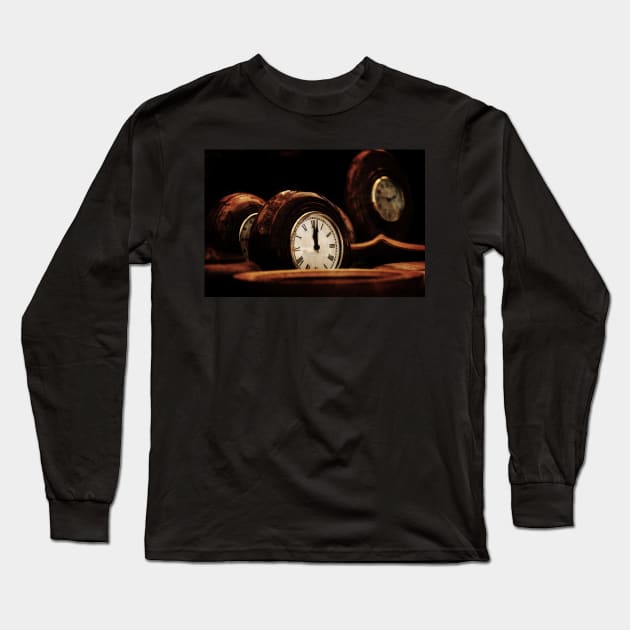 Clocks Long Sleeve T-Shirt by DeborahMcGrath